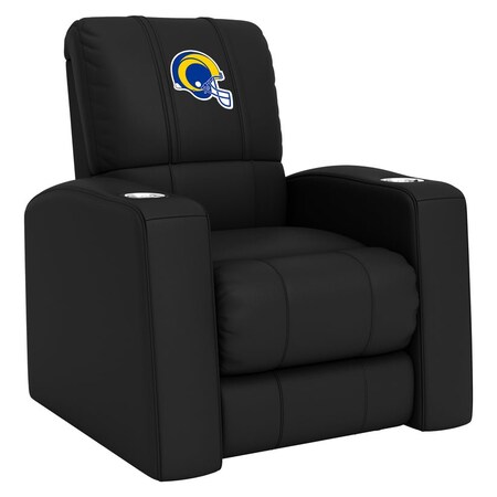 Dreamseat Home Theater Recliner with  Los Angeles Rams Helmet Logo XZ418301RHTCDBLK-PSNFL20082